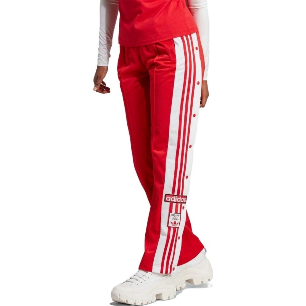 Adidas Women’s Original Adibreak Better Scarlet Red WhiteTrack Pants